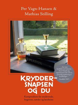 cover image of Kryddersnapsen og du